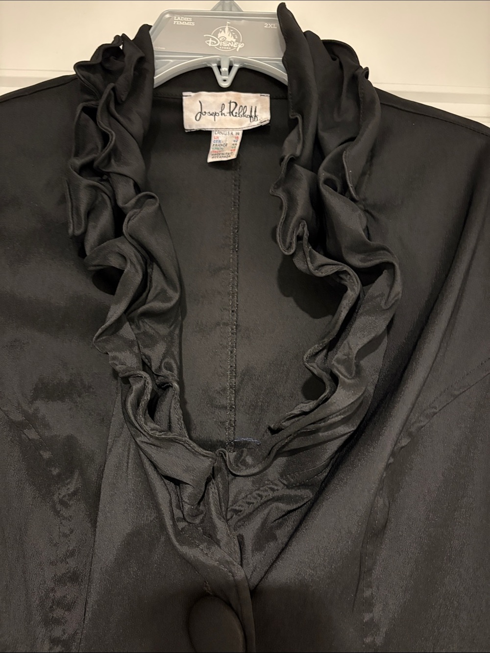 Joseph Ribkoff Ruffle Trim Coat/Jacket – Size 14 - Picture 3 of 6